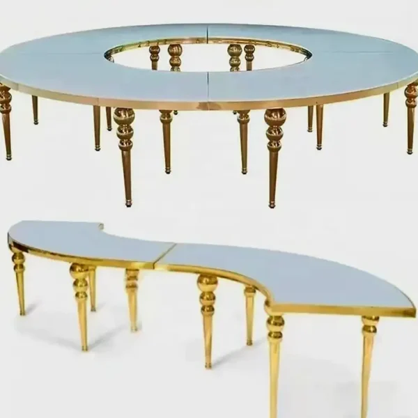 Serpentine Table Gold Cost Its 200 $ Per Piece Round Its 4 Pieces Or 1 Its 250